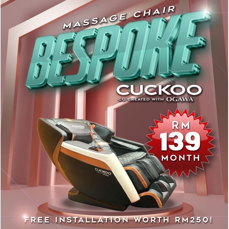 CUCKOO MASSAGE CHAIR X OGAWA PROMOSI