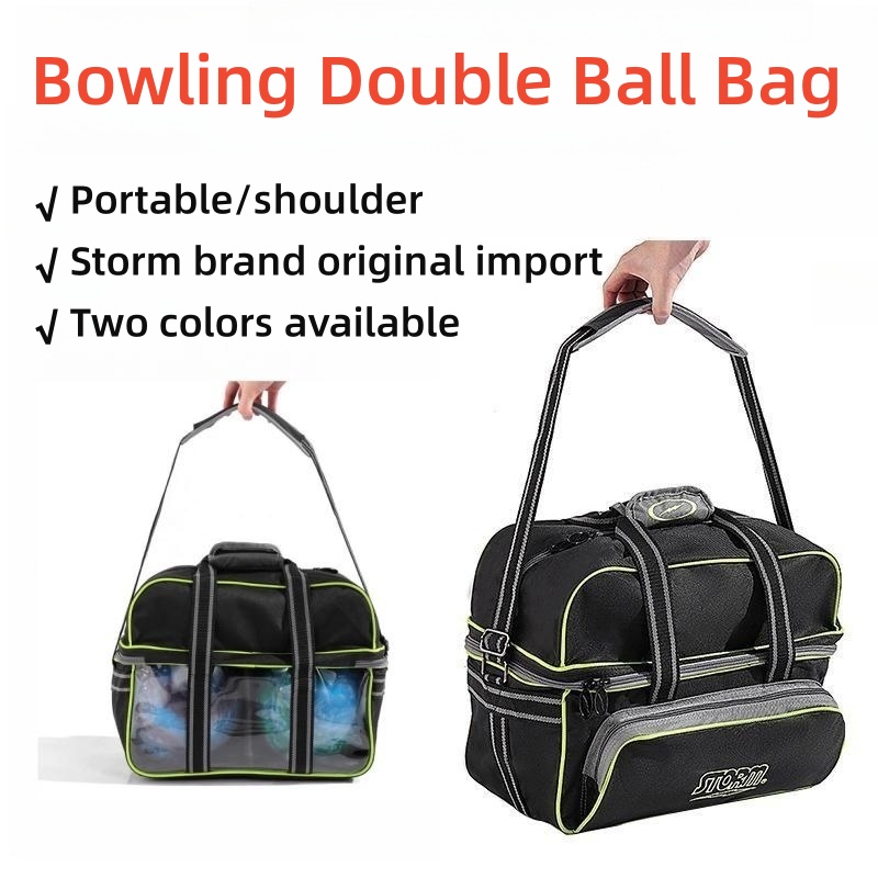 Storm Hand Pulled Rodless Bowling Bag Double Ball Bag Bowling Supplies