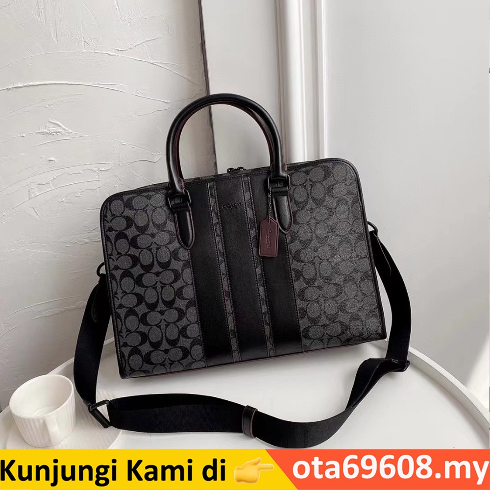 Coach 23212 Men Casual Briefcase Portable Messenger Bag Computer Bag |  Shopee Malaysia