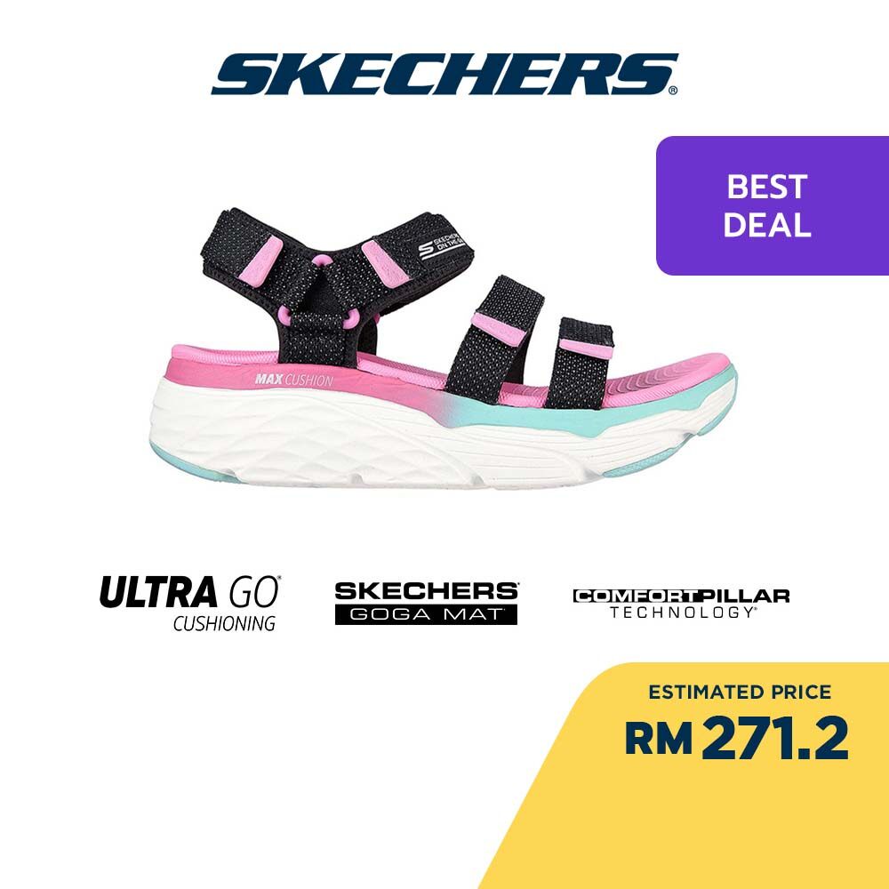 Skechers Women OnTheGO Max Cushioning Lured Walking Sandals 140218