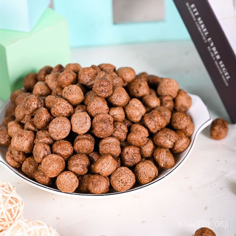 Get gifts/QMCocoa Honey Ball Cereal Donut Fat Cheerios0Low No Breakfast Instant Yogurt Card Mixed Sugar Cereal Treasure