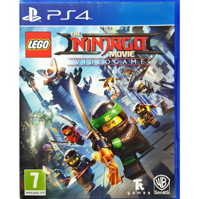 PS4 GAME LEGO THE NINJAGO MOVIE VIDEO GAME R3 CHI/ENG 1 OR 4 PLAY(USED)