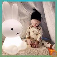 ☟night light lampu tidur ramadhan decoration Creative Miffy Rabbit Bedroom Bedside Night Light INS Table Lamp Charging Kids Boy Birthday Gift Girl Girlfriend❣