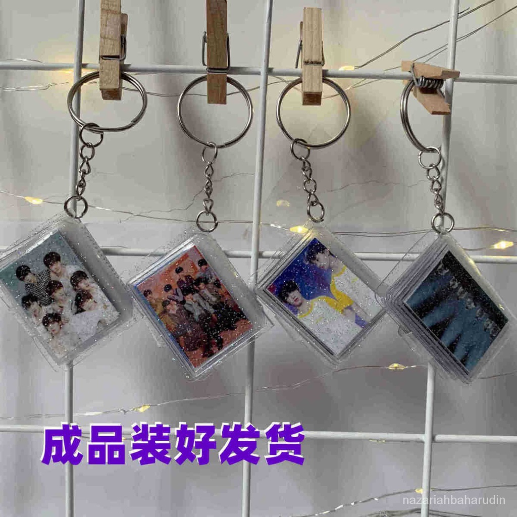 Get gifts/QM Consecrated TNTTimes Youth League Song Yaxuan Mini1Inch ID Photo Album Card Holder Pendant Ma Jiaqi Ding C