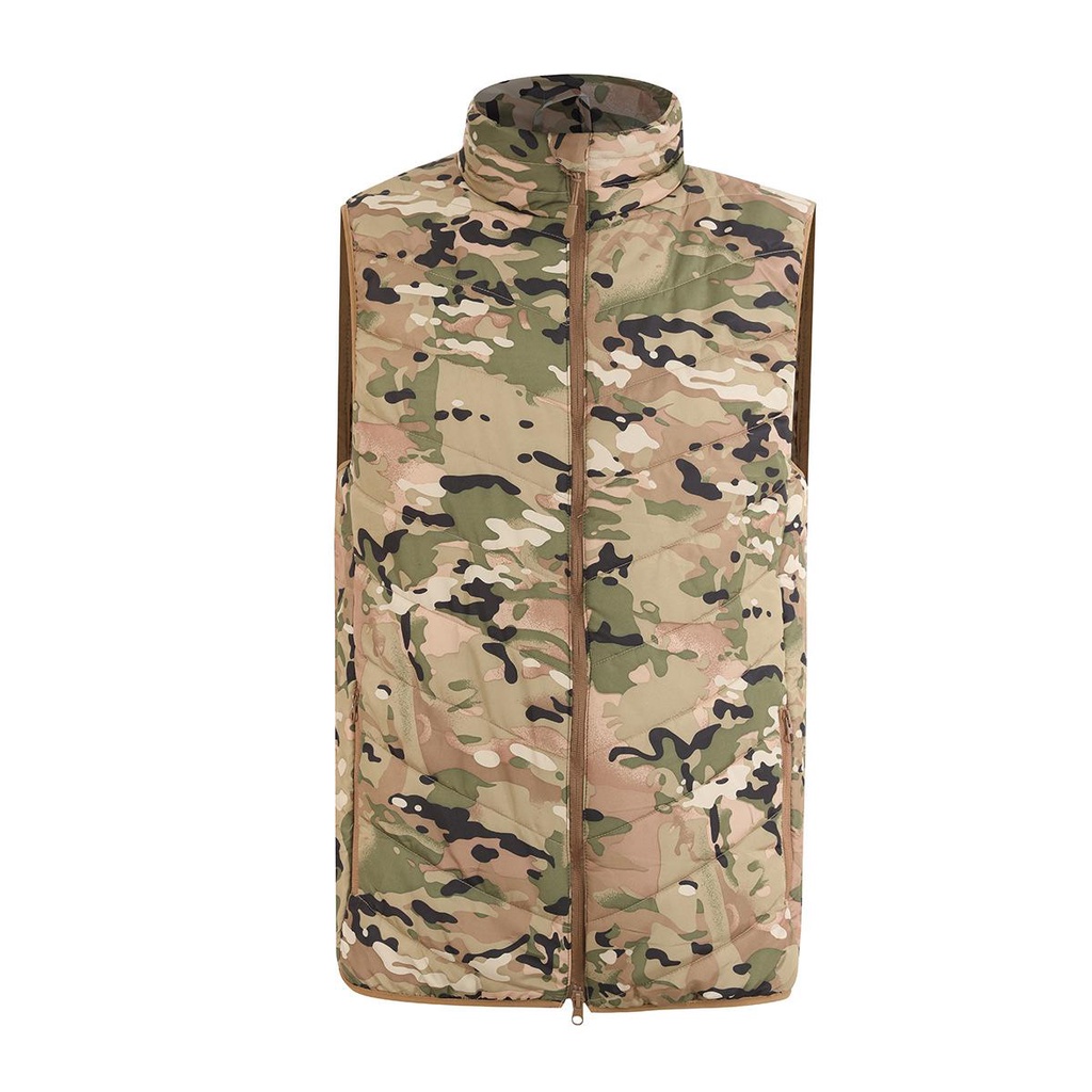 QMAutumn and Winter Casual Men's Sports Vest New Products in Stock Tactical Outdoor Camouflage Warm Vest 4ALU