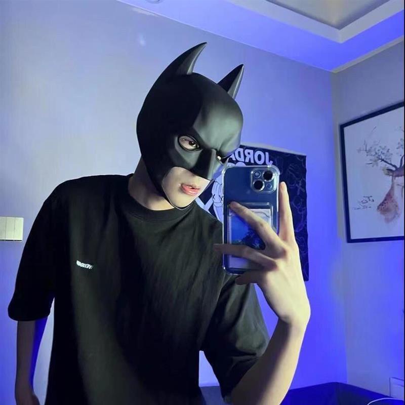 Batman Headgear batman Mask Mask Tik Tok Live Male Female Role Playing Props cos Halloween