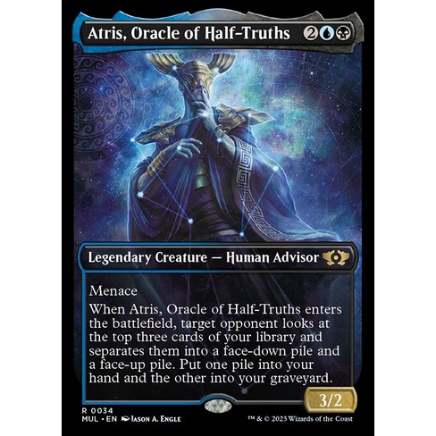 Atris, Oracle of Half-Truths (SHOWCASE) | [MUL][R][{2}{U}{B}][Lgd. Creature][MTG Singles]