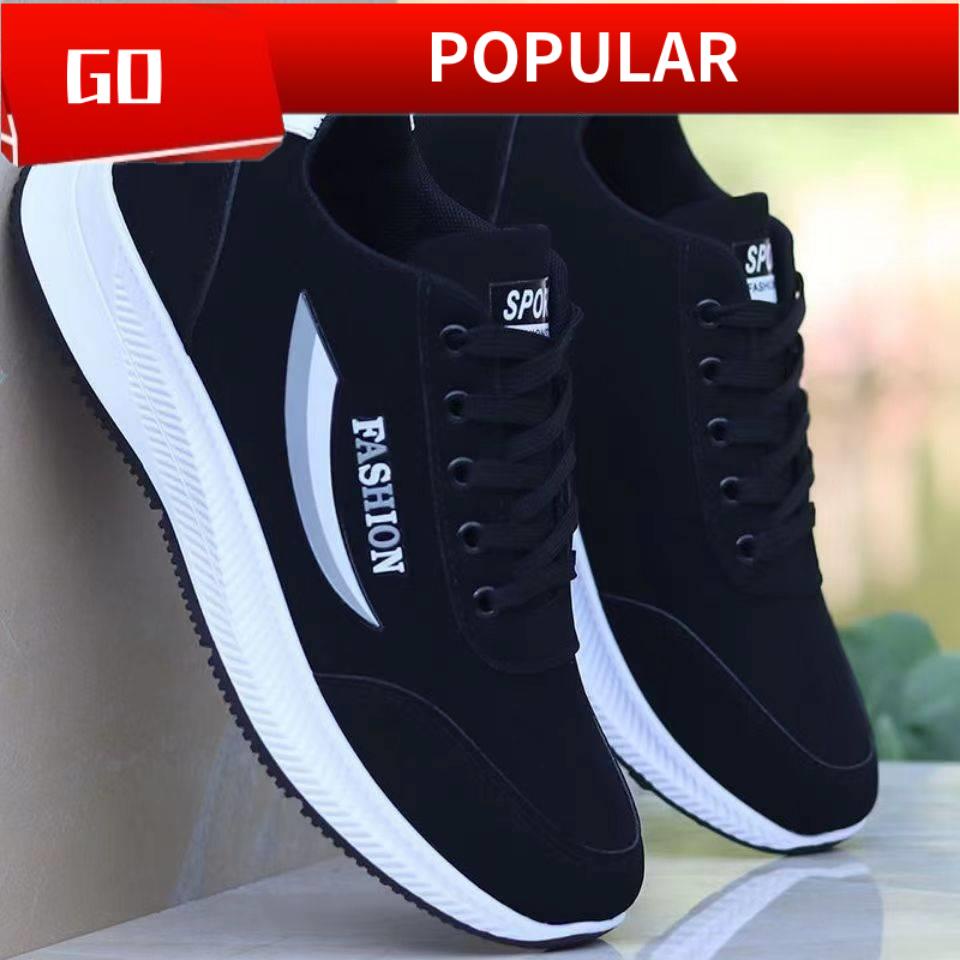 Ready Stock kasut sport lelaki kasut jalan lelaki jogging Jenis Popular Musim Bunga, Kasut Ayah Pertengahan Umur dan Tua, Kasut Sukan Lapang, Sol Lembut, Kasut Tunggal Tahan Pakai Lelaki, Jenis Lelaki Kasut Yang Tidak Licin
