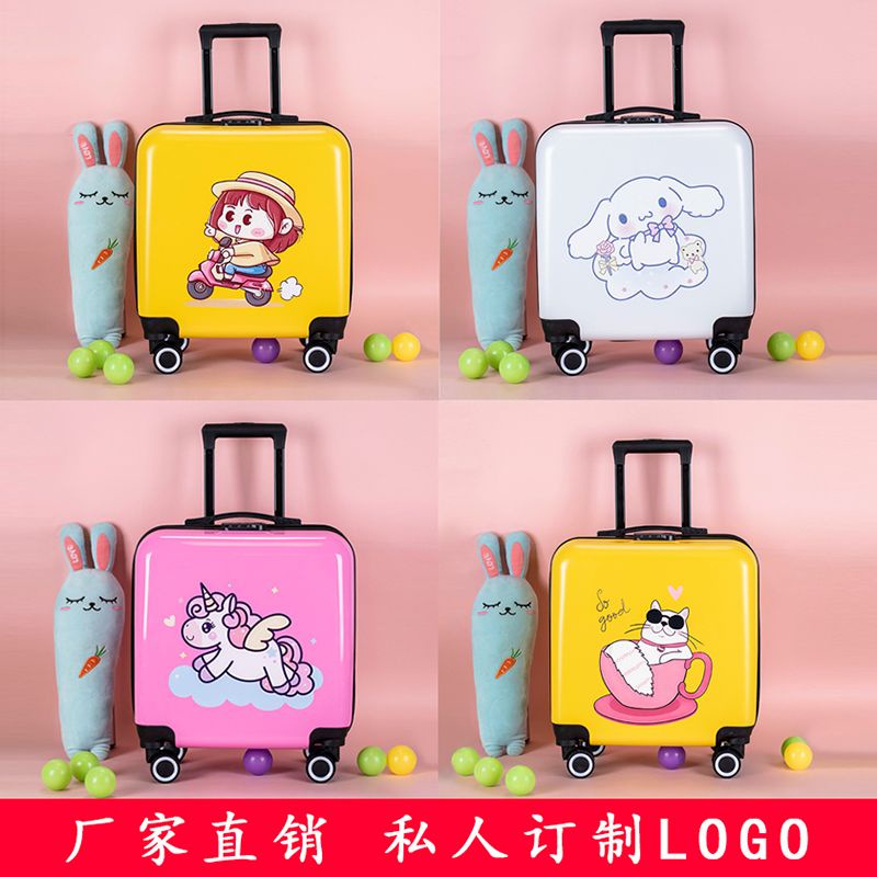 Get gifts/DDNew Customized Children's Luggage Luggage for Children and Students Password Suitcase Female Luggage for Ch