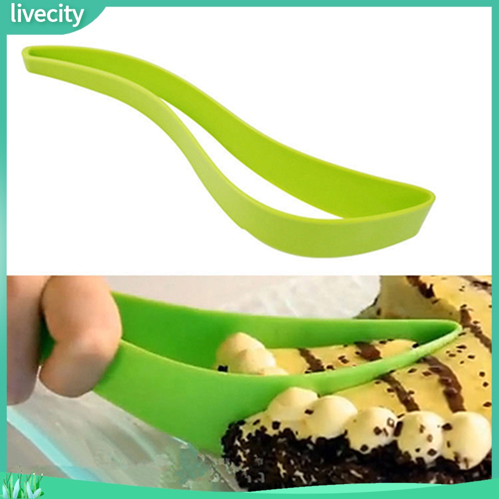 {livecity} New Cute Convenient Cake Pie Slicer Sheet Cutter Server Bread