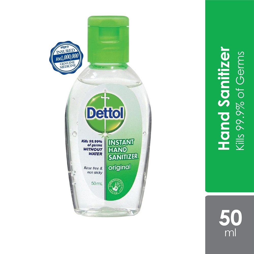 Dettol Antibacterial Hand Sanitiser Hand Hygiene Gel With