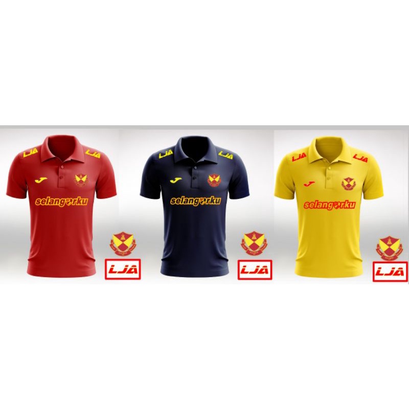 ❗SELANGOR MERCHANDISE BAJU POLO/BOLA-RAYA/FUTSAL SUPPORTER'S MIKROFIBER (meterial cadenza) ❗