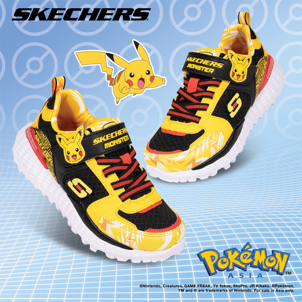 Skechers Boys Pokémon Monster Shoes - 407104L-YLMT - Air-Cooled Memory Foam  | Shopee Malaysia