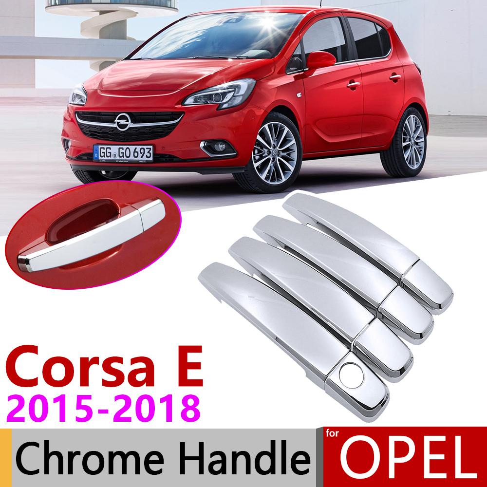 for Opel E 2015~2018 Vauxhall OPC VXR Chrome Exterior Door Handle Trim Set 2017 Car Sticker | Shopee Malaysia