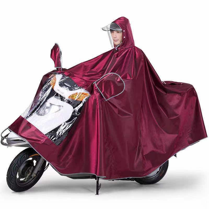 Get gifts/Poncho Electric Car Special Raincoat Body Anti-Riot Rain Cover Motorcycle Battery Electric Vehicle Clothing M