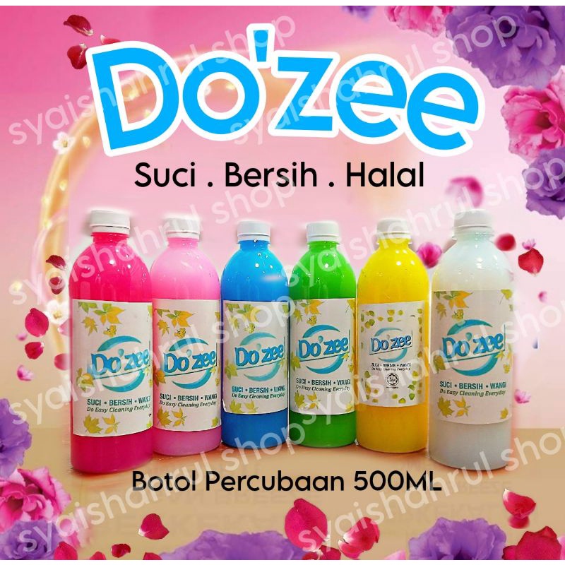 Botol Percubaan Dozee 500ML Beli 10 Percuma 1