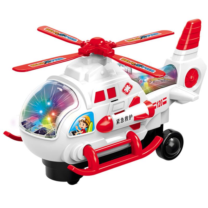 Get gifts/NewChildren's Aircraft Electric Universal Combat Aircraft...15Toy Early Education Puzzle3-6Age-Old Sliding Li