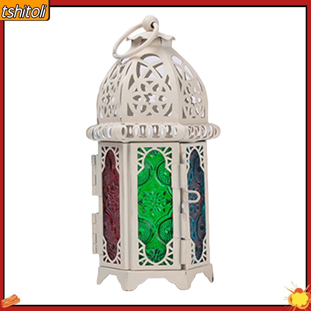 [tshitoli] Raya Morocco Castle Hollow Out Candle Holders Candlestick Lighting Wedding Home Decor