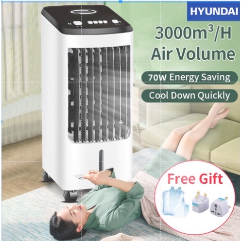 【IN STOCK】8L+70W Mini Aircond Energy Saving Air Cooler High Quality Sleep Mute Portable Household Air Conditioner Fan冷風扇