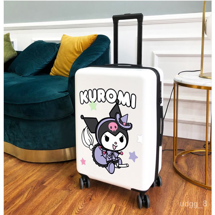 Get gifts/QMClow M Cinnamoroll Babycinnamoroll Luggage Female Student Accommodation Trolley Case Boarding Bag Luggage C