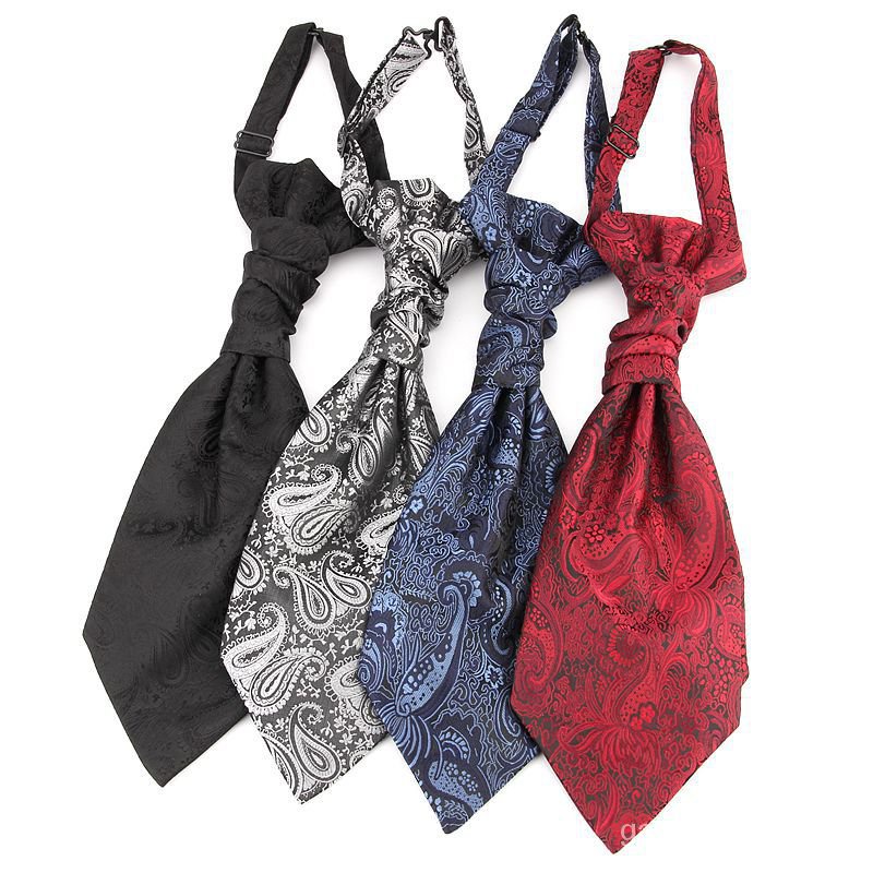 Get gifts/QM Fashion Men's Suit Vest Double Tie Trendy Foreign Trade Hong Kong Tie in Stock EPRG