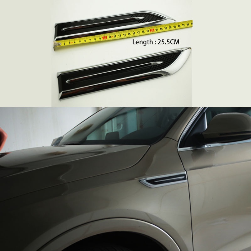 ABS Chrome Car Side Modified Car Stickers for BMW E46 E52 E53 E60 E90 E91 E92 E93 F01 F30 F20 F10 F15 F13 M3 M5 M6 Car S