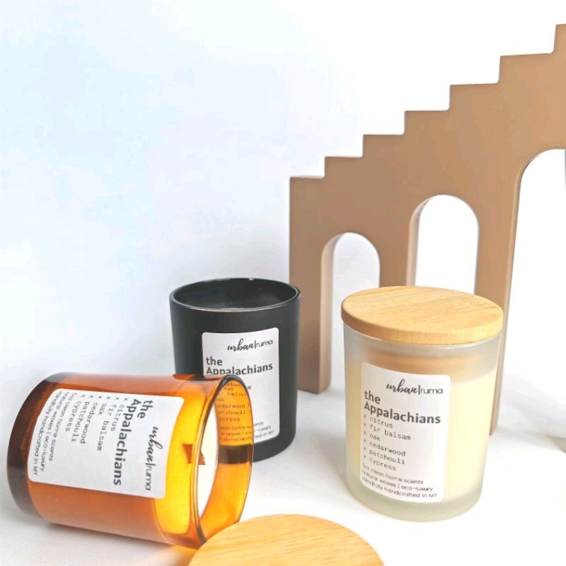 urbanruma Scented Candle 140g | Minimalist Gift | Premium Fragrances | Conscious Sustainable | Lilin Wangi | Birthday