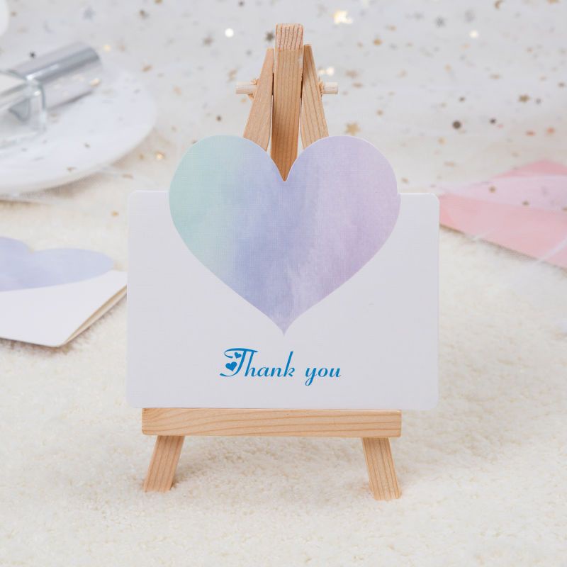 Greeting Card Small Card Creative Birthday Blessing Message Thank You for Sending Teacher Qixi Teacher's Day Manufactur