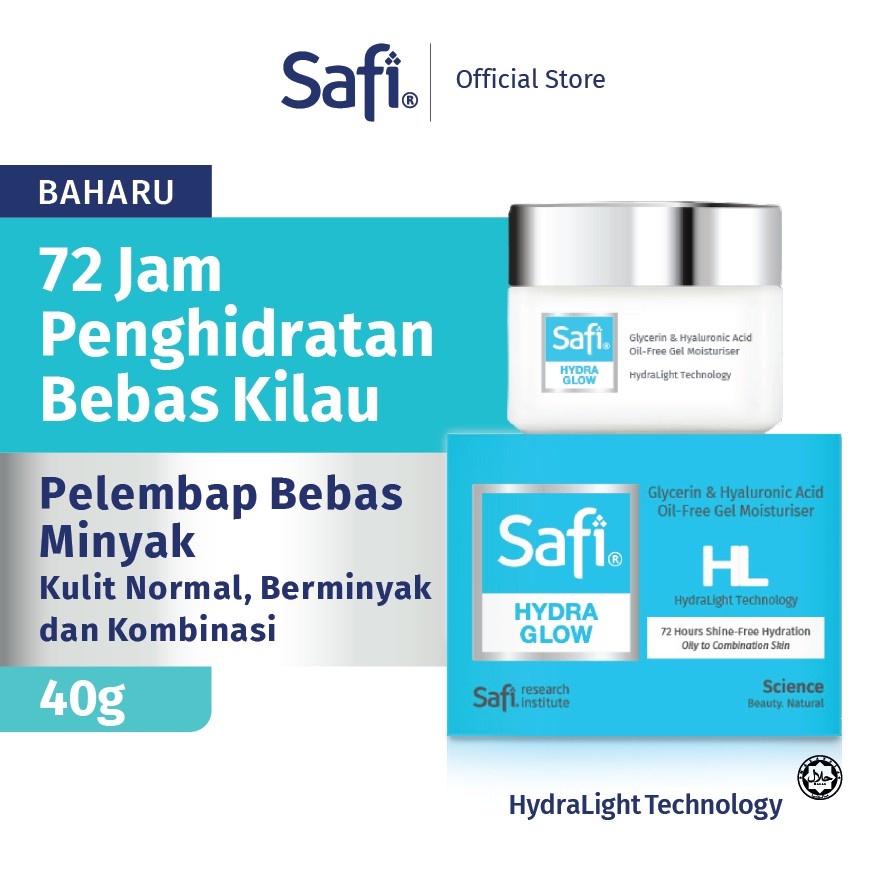 SAFI Hydra Glow Glycerin & Hyaluronic Acid Oil-FREE Gel Moisturiser / Hydrating / Moisturizer / Dry Skin