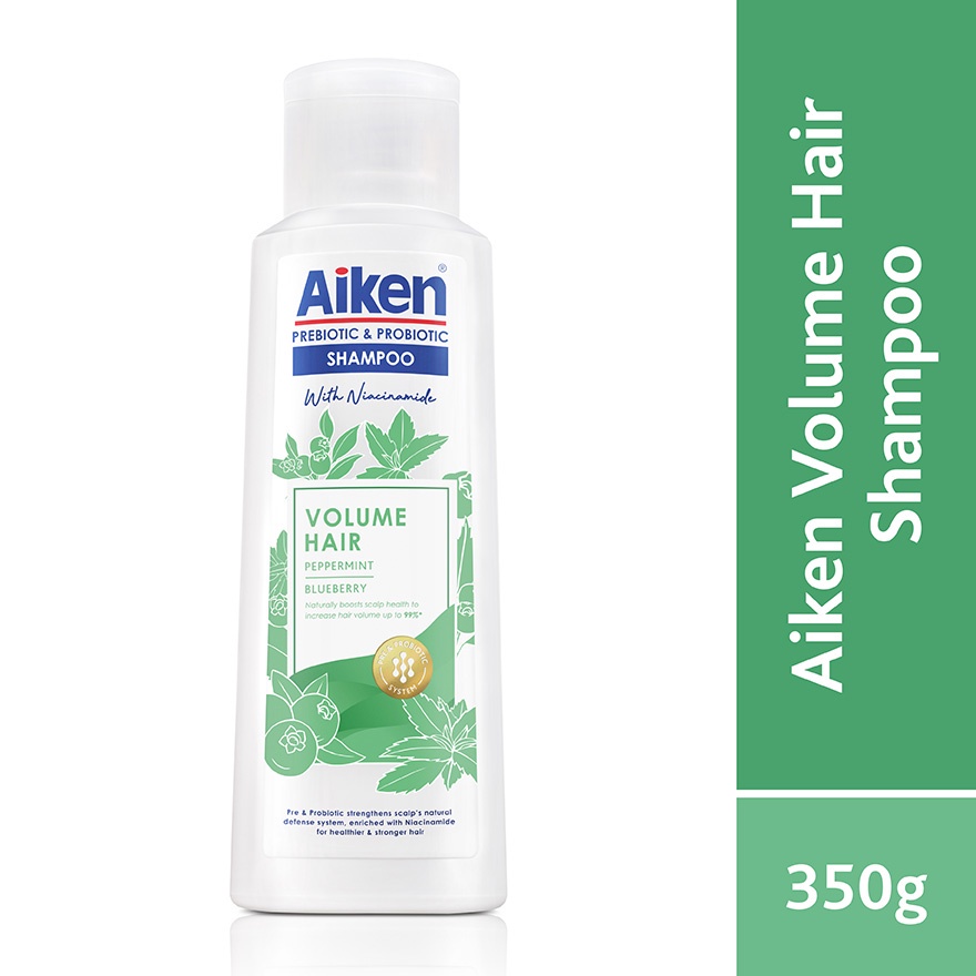 Aiken Volume Hair Shampoo |Prebiotic | Probiotic | Niacinamide | Protect hair from UV radiation | Strengthen scalp