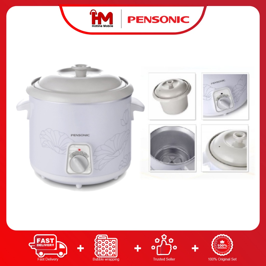 Pensonic PSC-101 (1.0L) / PSC-301 (3.0L) / PSC-501 (5.0L) Slow Cooker