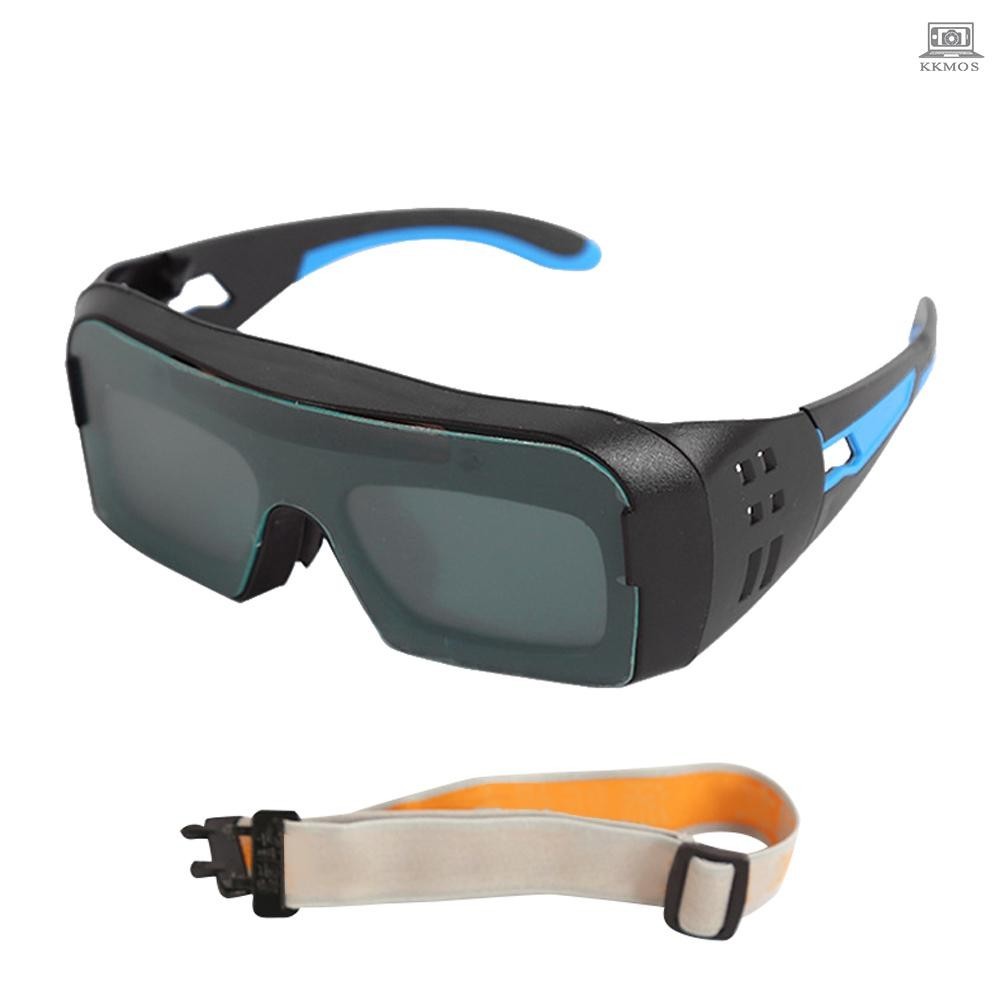 Solar Auto Darkening Welding Glasses Safety Protective Welders Glasses Argon Arc Welding Electric Welding Glasses Practical Welding Glasses Utility Welding Tools Tolomall