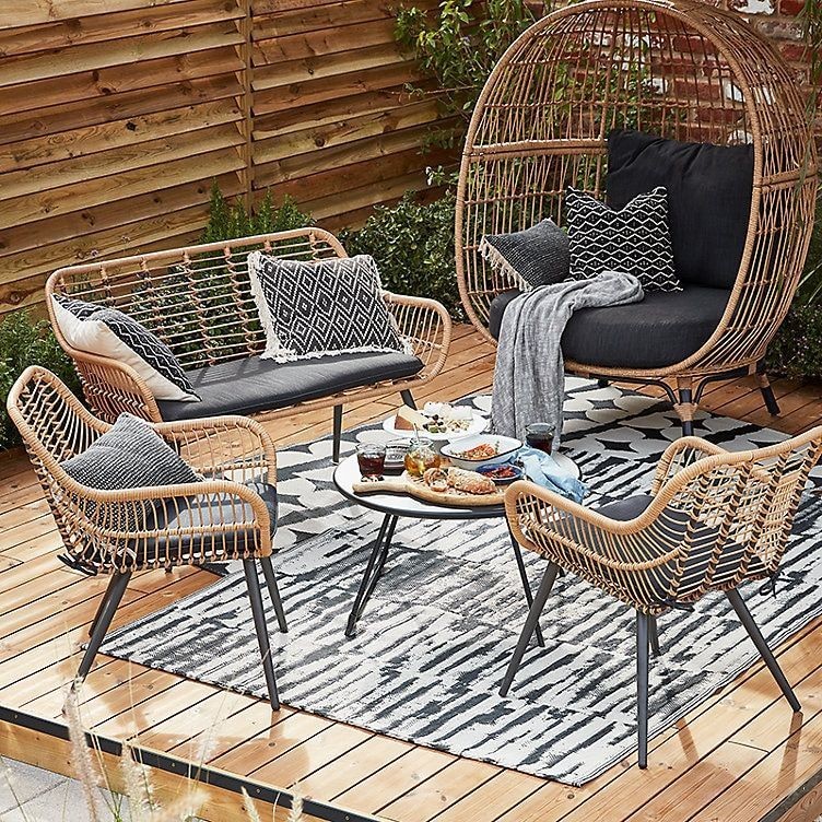 Get 10% coupon+gift】et Celebrity Outdoor Rattan Rattan Chair Single Bird's Nest Sofa Bed & Breakfast Furniture Resort Ou