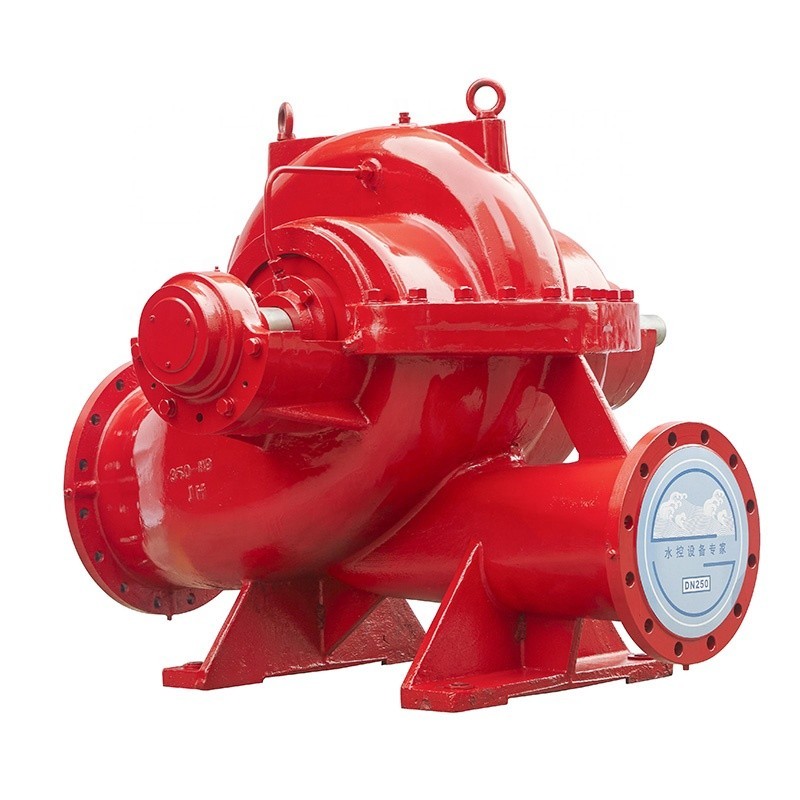 Split case fire fighting pump high pressure diesel engine motor centrifugal water pump