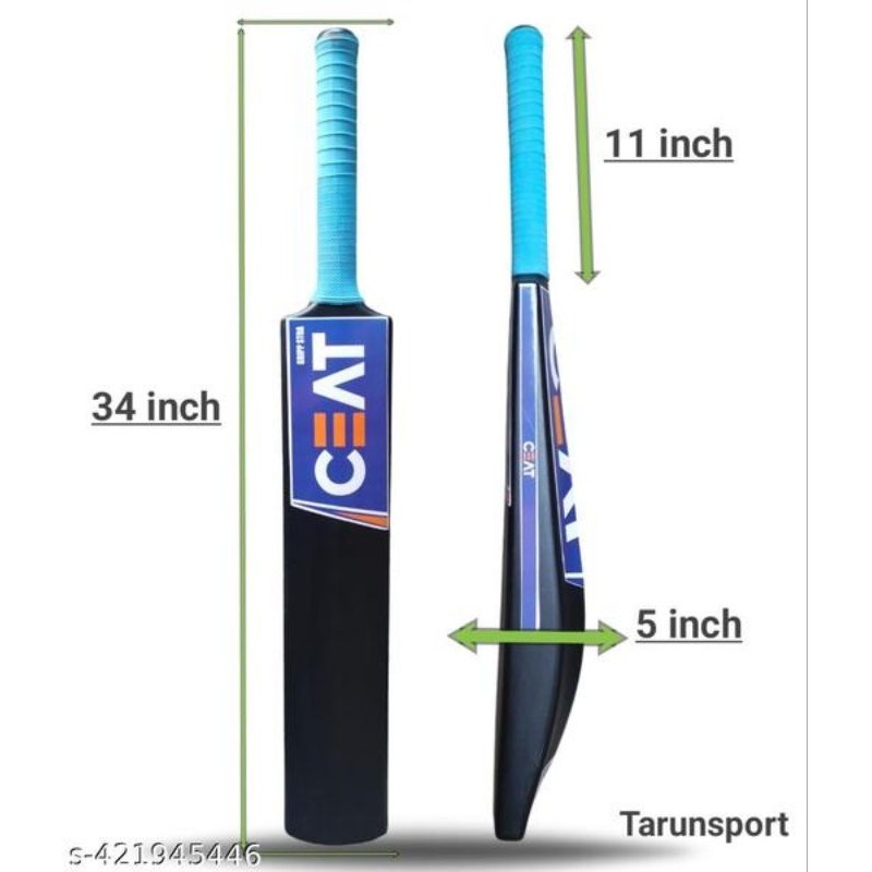 Plastic Cricket Bat for Tennis/Hard Tennis Ball Full Size Bat