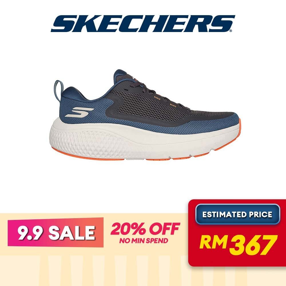 Skechers Men GOrun Supersonic Max Running Shoes - 246086-TEAL Kasut Sneaker, Performance, Sport, Lelaki