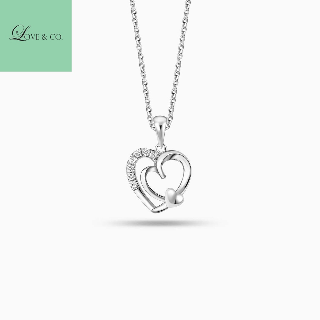 Love & Co. LVC Charmes Lovestruck Heart Diamond Pendant