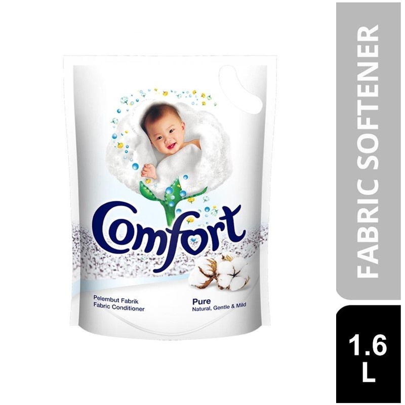Comfort Dilute Fabric Softerner Refill Pure 1.6L