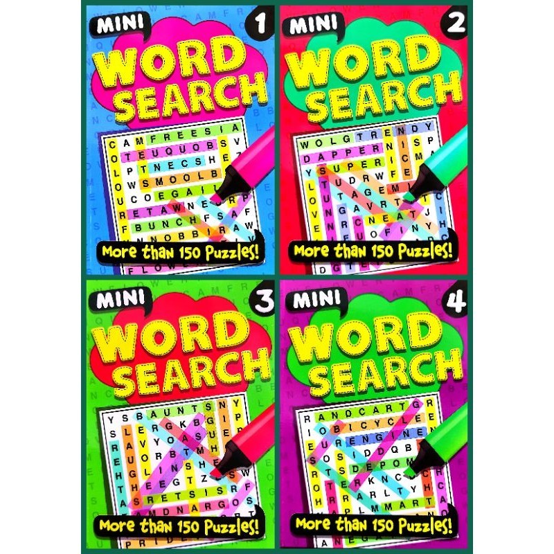 CARI KATA - MINI WORD SEARCH - MORE THAN 150 PUZZLES! (MIND TO MIND)