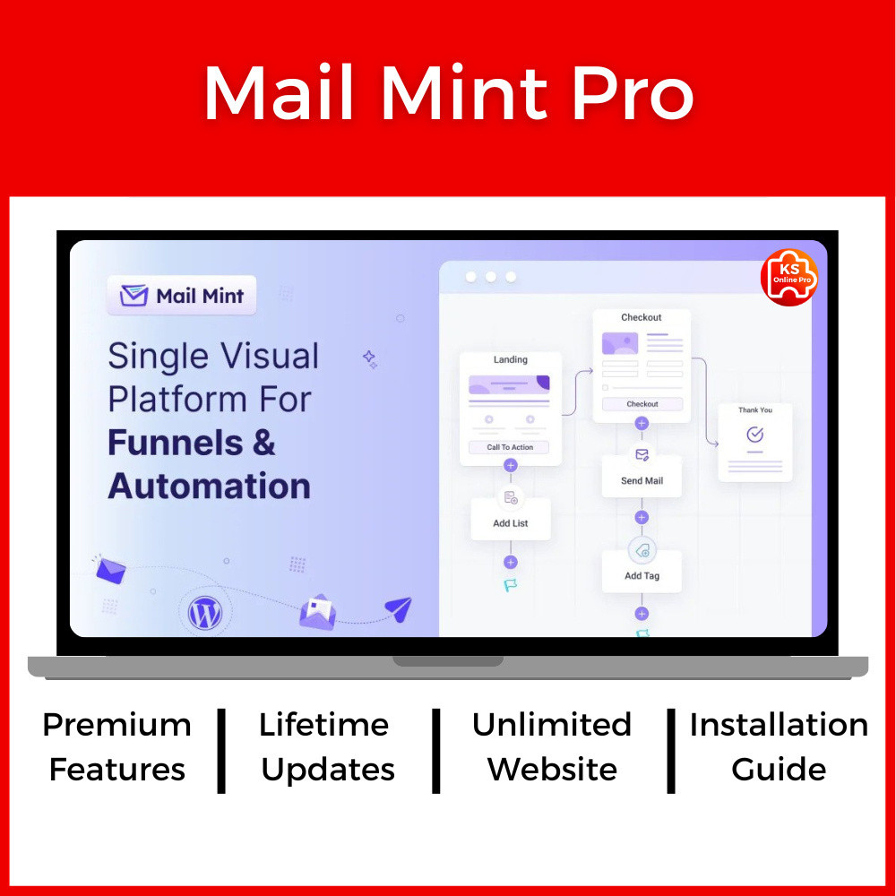 [Lifetime] Mail Mint Pro - Email Marketing Automation For WordPress (Latest Version + Lifetime Updates)