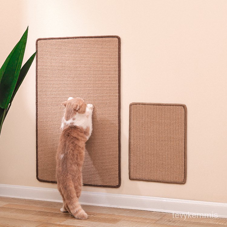 QFactory Wholesale Sisal Mat Cat Scratch Board Grinding Claw Wear-Resistant Non-Chip Protection Sofa Can Be Pasted Anyw