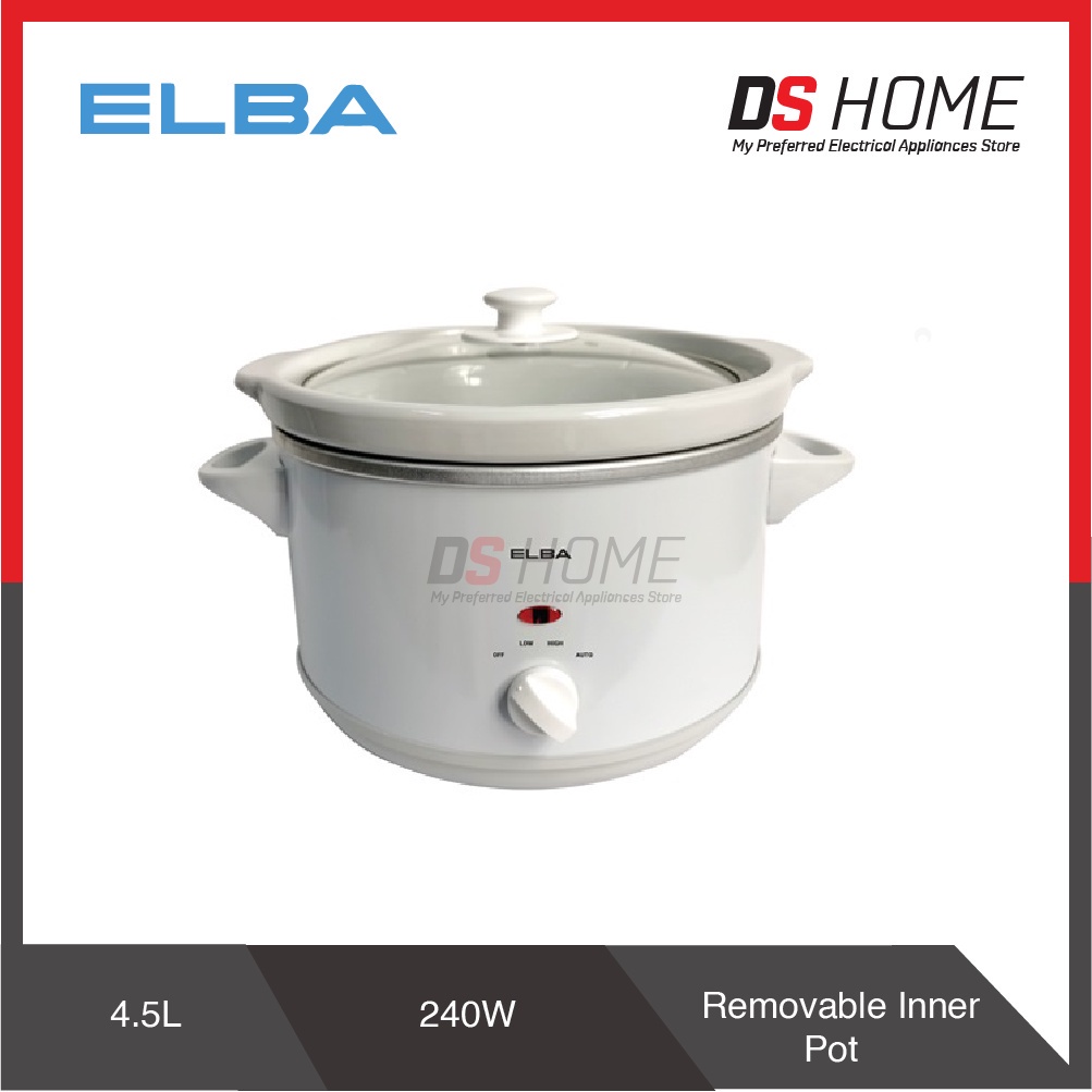 ELBA ESC-K4569(WH) SLOW COOKER 4.5L 240W WHITE