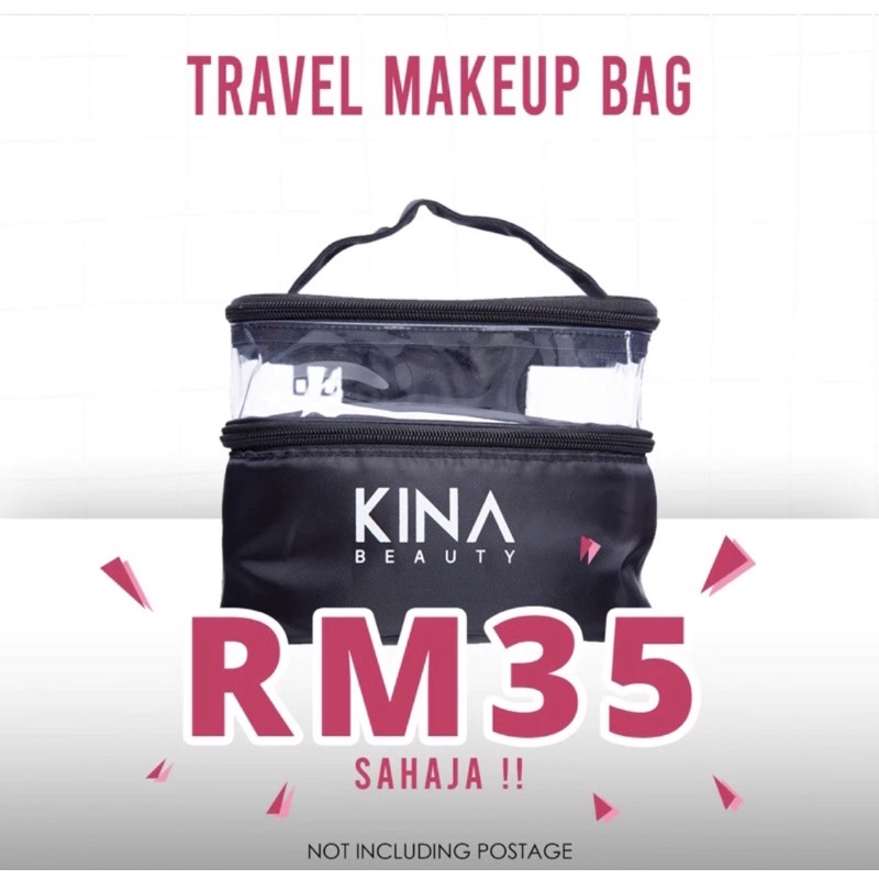 KINA BEAUTY MAKE UP BAG FOUNDATION