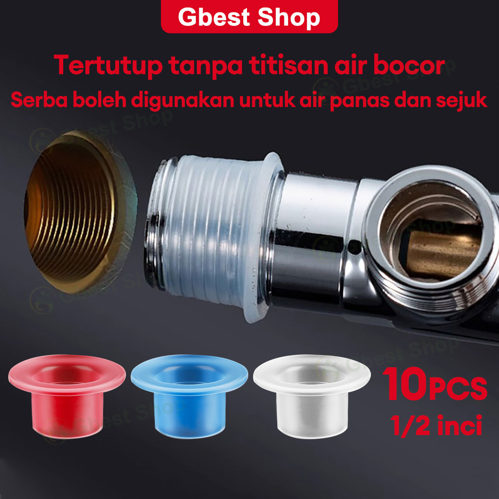 10Pcs Leak Proof Silicone Sealing Ring Faucet Threaded Gasket Anti Aging Rubber Bathtub Stopper Sink Cover Pipe Plug