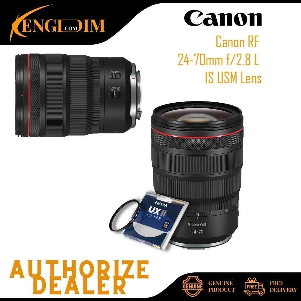 Canon RF 24-70mm f/2.8L IS USM Lens (Canon Malaysia 3 Years Warranty)