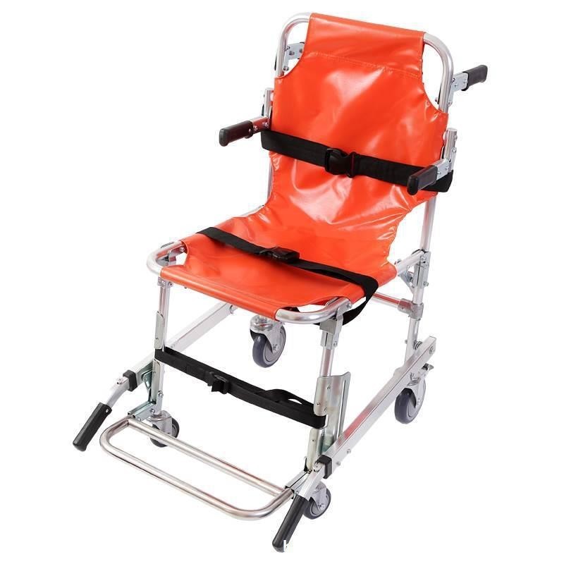 Get 7% coupon+gift】 down Stairs Stretcher Chair Wheelchair Aluminum Alloy Protection Wheelchair Rescue Equipment Crutch