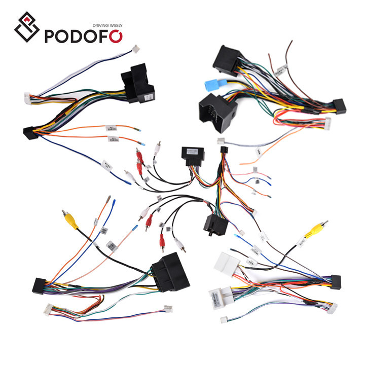 Podofo Power Cable For BMW 3-Series E90 E39/E46/E53/For Sandero/Cluster/For Audi A308 A4/TT/For Volkswagen Golf 7 Car Ra