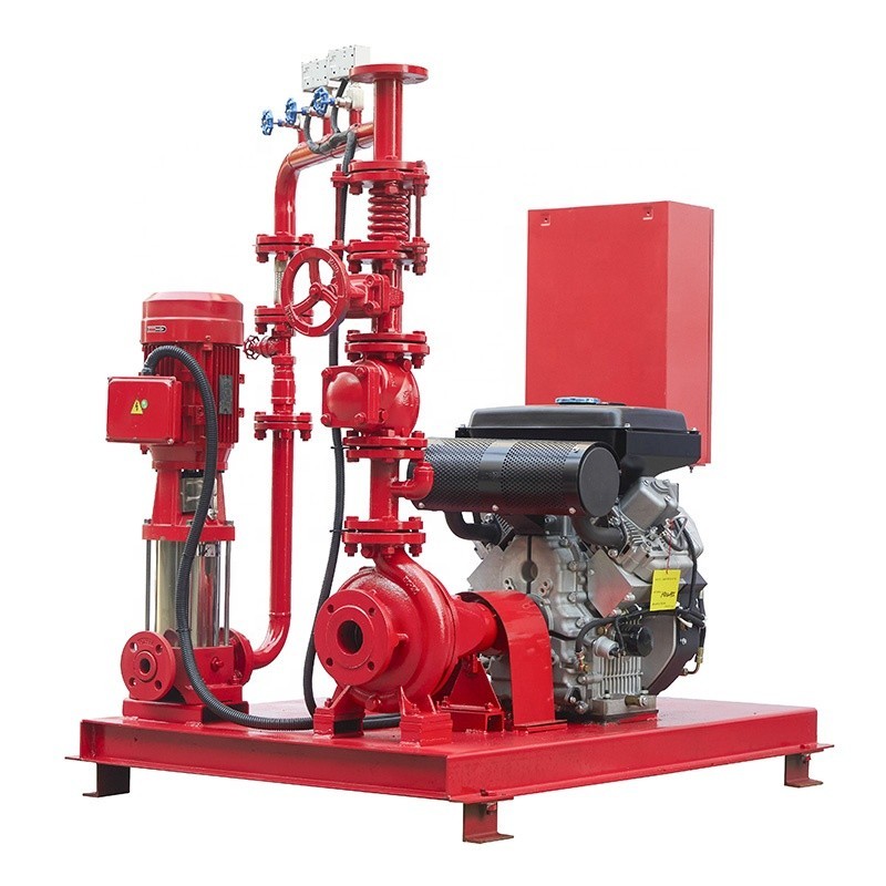 Approved CCCF Fire Fighting Pump Set Centrifugal End Suction Diesel Sets 500GPM