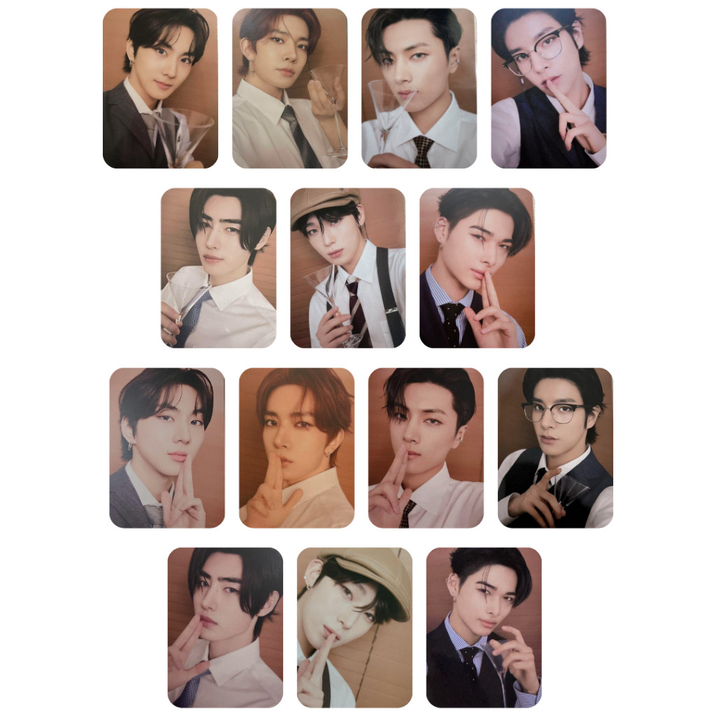 DARK MOON SPECIAL ALBUM MEMORABILIA WEVERSE JP UNIVERSAL MUSIC STORE LUCKY DRAW OFFICIAL PHOTO CARD / JUNGWON HEESEUNG JAY JAKE SUNGHOON SUNOO NI-KI