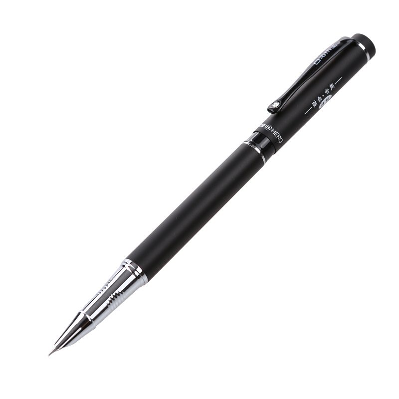 KY/JD Hero（HERO） Pen9086For Finance Purposes Unisex Hero Frosted Black Fashion Financial Fine Pen Art Pen Roller Pen Bus